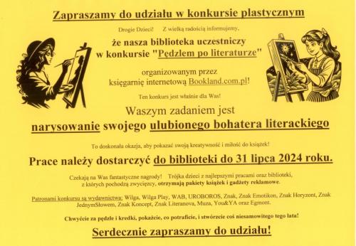 Konkurs plastyczny lato 2024