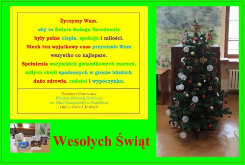 Życzenia od Biblioteki